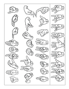 Letter and Number Chart-Outline-No Label teachers printables