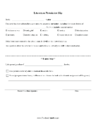 Mature Literature Permission Slip