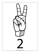 Number 2-Outline-With Label teachers printables