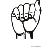 Sign Language A teachers printables