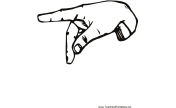 Sign Language P teachers printables