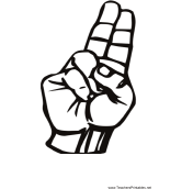 Sign Language U teachers printables